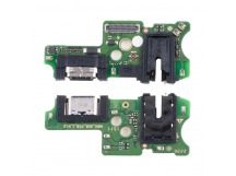 Шлейф для Tecno Pova 4 Pro (LG8n) плата на системный разъем/разъем гарнитуры/микрофон - Премиум