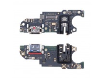 Шлейф для Huawei Honor X6/X8 5G (VNE-LX1/VNE-N41) плата на системный разъем/разъем гарнитуры/микрофон - Премиум