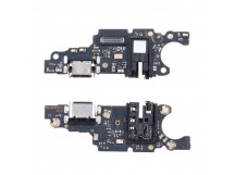 Шлейф для Huawei Honor X7b 4G/90 Smart (CLK-LX1/CLK-NX1/CLK-NX3) плата на системный разъем/разъем гарнитуры/микрофон - Премиум