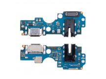 Шлейф для Tecno Pova 4 (LG7n) плата на системный разъем/разъем гарнитуры/микрофон - Премиум