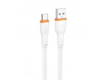 Кабель USB - Type-C BOROFONE BX118 (3A/1m) белый