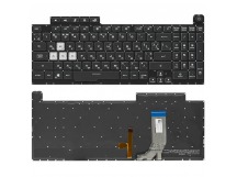 Клавиатура Asus ROG Strix G17 G712LW черная с RGB-подсветкой (1-зонная)