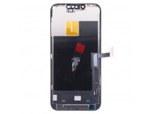 Дисплей для iPhone 13 Pro (A2640) в сборе с тачскрином Черный - (Soft OLED, Full HD, 120 Гц) (площадка под IC)
