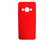 Чехол силиконовый Xiaomi Redmi А3/A3X/POCO C61 Silicone Case без лого красный