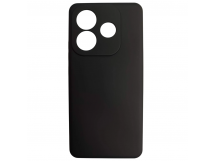 Чехол силиконовый Xiaomi Redmi Note 14 Silicone Case без лого черный