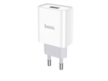 Адаптер Сетевой Hoco C81A(повр. уп.) USB 2,1A/10W (white) (239500)