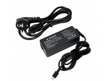 Блок питания для ноутбуков 5В/3A, 9В/3A, 12В/3A, 15В/3A, 20В/3.25A PD3.0 DC 65W шт.Type-C Gembird