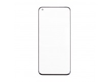 Стекло для переклейки Xiaomi Mi 11 Pro/Mi 11 Ultra (M2011K1C/M2102K1G) в сборе с OCA пленкой Черный - (Feaglet)