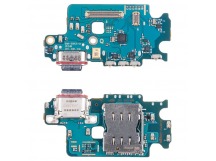 Шлейф для Samsung Galaxy S25 (S931B) плата на системный разъем/разъем SIM/микрофон - Премиум