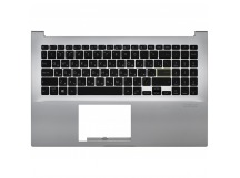 Топ-панель для Asus VivoBook 15 X513EA серебро, черные клавиши