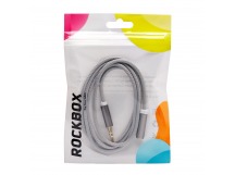 Кабель AUX (папа-мама) RockBox RC-MM4 100см   (gray) (238944)