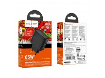 СЗУ с выходом USB Hoco CS63A (PD65W/QC/1USB C/1USB) черное