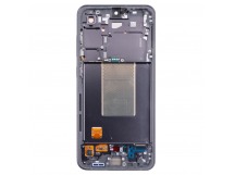 Дисплей для Samsung Galaxy S24 FE (S721B) модуль с рамкой Черный - OR (SP)