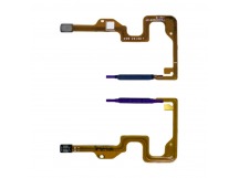 Шлейф для Huawei Honor X7a/X7a Plus (RKY-LX1) сканер отпечатка пальцев Черный