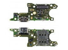 Шлейф для Huawei Honor X9b (ALI-NX1) плата на системный разъем/разъем SIM/микрофон - Премиум