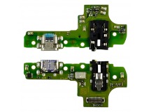 Шлейф для Samsung Galaxy A10s (A107F) плата системный разъем/разъем гарнитуры/микрофон - Премиум