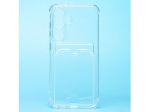 Чехол-накладка - SC276 с картхолдером для "Samsung Galaxy S25" (transparent) (239008)
