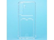 Чехол-накладка - SC276 с картхолдером для "Samsung Galaxy S25+" (transparent) (239029)