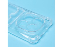 Чехол-накладка - SC276 с картхолдером для "Xiaomi Poco X7" (transparent) (239071)