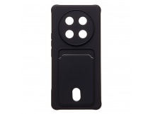 Чехол-накладка - SC304 с картхолдером для "Honor X9c" (black) (239126)