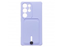 Чехол-накладка - SC304 с картхолдером для "Samsung Galaxy S25 Ultra" (light violet) (239046)