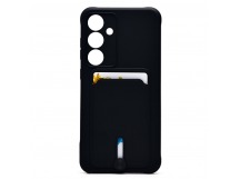 Чехол-накладка - SC304 с картхолдером для "Samsung Galaxy S25+" (black) (239023)