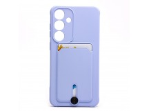 Чехол-накладка - SC304 с картхолдером для "Samsung Galaxy S25+" (light violet) (239025)