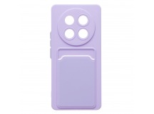 Чехол-накладка - SC337 с картхолдером для "Honor X9c" (light violet) (239131)