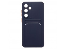 Чехол-накладка - SC337 с картхолдером для "Samsung Galaxy S25+" (dark blue) (239027)