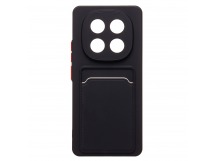 Чехол-накладка - SC337 с картхолдером для "Xiaomi Poco X7" (black) (239068)
