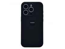 Чехол силиконовый Silicone Case ORG iPhone 15 Pro (защита камеры) черный