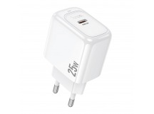Адаптер Сетевой Hoco CS53A Surplus PD Type-C 3A/25W (white) (239521)