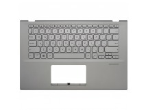 Топ-панель Asus VivoBook 14 F412UA серебро с подсветкой
