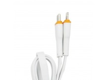 Кабель Type-C - Lightning Borofone BX118 (3A, 27W, PD, плоский) Белый