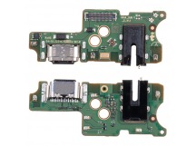 Шлейф для Infinix Note 12 2023 (X676C) плата на системный разъем/разъем гарнитуры/микрофон - Премиум