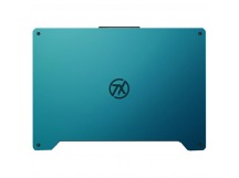 Крышка матрицы для ноутбука Asus TUF Gaming A15 FA506HM сине-зелёная (металл)