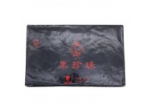 Чай Пуэр Шу 250гр 2018г Черная Жемчужина фабрика Гу И плита Черный