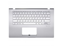 Топ-панель 90NB0MS1-R31RU0 для Asus серебро, серебряные клавиши с подсветкой
