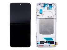 Дисплей для Xiaomi 13 (2211133C) модуль с рамкой Серебро - OR