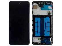Дисплей для Samsung Galaxy A51 (A515F) модуль с рамкой Черный - (In-Cell) - Премиум