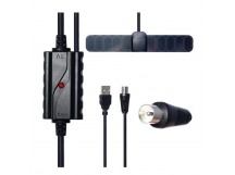 Антенна комнатная ANT06 для цифрового ТВ с усилителем 18дБ