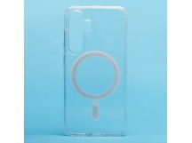 Чехол-накладка - SM006 SafeMag для "Samsung Galaxy S25" (прозрачный) (240110)