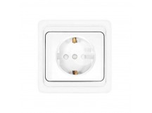 Розетка  одноместная с/з внут. В0028Х "Универсал"