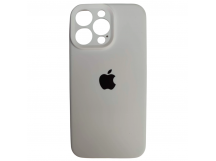 Чехол силиконовый Silicone Case ORG iPhone 14 Pro Max (защита камеры) белый (01)