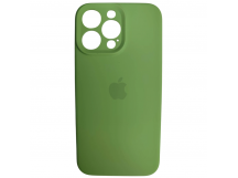 Чехол силиконовый Silicone Case ORG iPhone 14 Pro Max (защита камеры) светло-зеленый