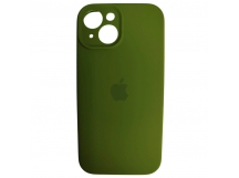 Чехол силиконовый Silicone Case ORG iPhone 15 (защита камеры) хаки (13)