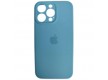 Чехол силиконовый Silicone Case ORG iPhone 15 Pro Max (защита камеры) голубой (26)