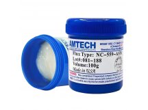 Флюс Amtech NC-559-ASM (100 г, среднеактивный, безотмывочный)