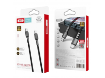 Кабель USB-C XO NB183B 60W PD Type-C/Type-C черный 1м