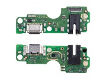 Шлейф для Infinix Hot 30 Play (X6835B) плата на системный разъем/разъем гарнитуры/микрофон - Премиум